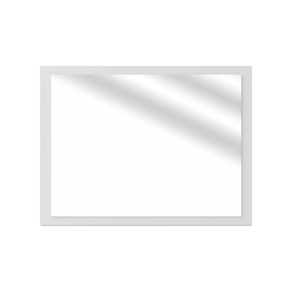 Badezimmerspiegel Kiko Weiß Hochglanz/Weiß 45 x 60 cm Vicco