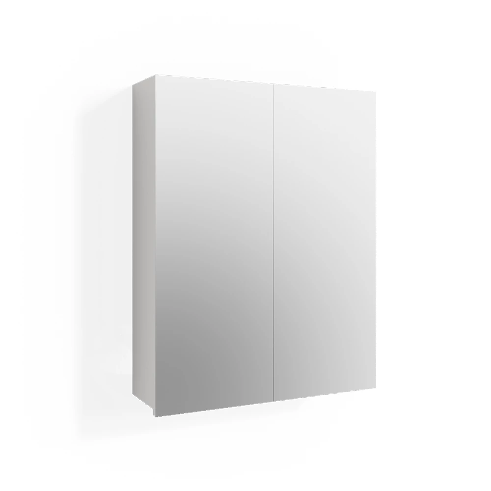 Badspiegelschrank Fredd Weiß Hochglanz 60 x 77 cm Vicco
