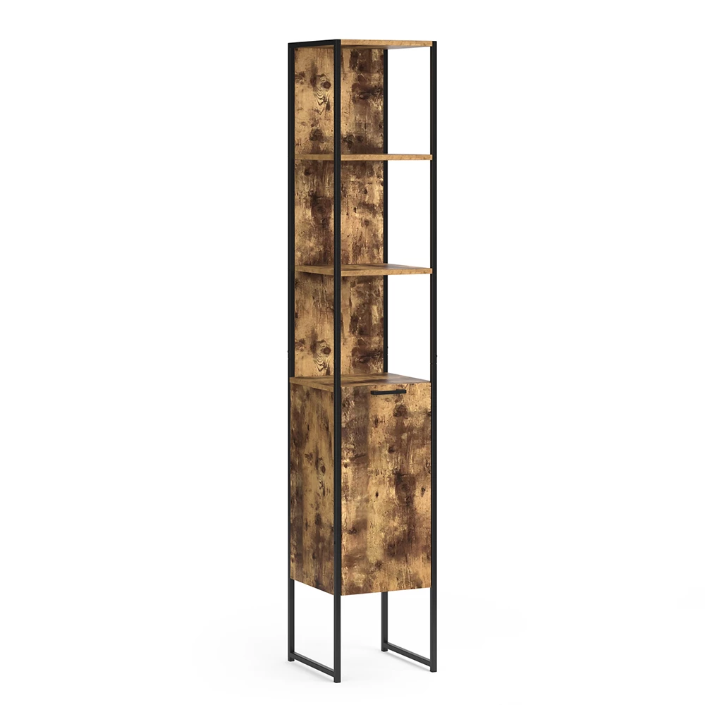 Badschrank Fyrk Antikholz 33 x 185 cm Vicco