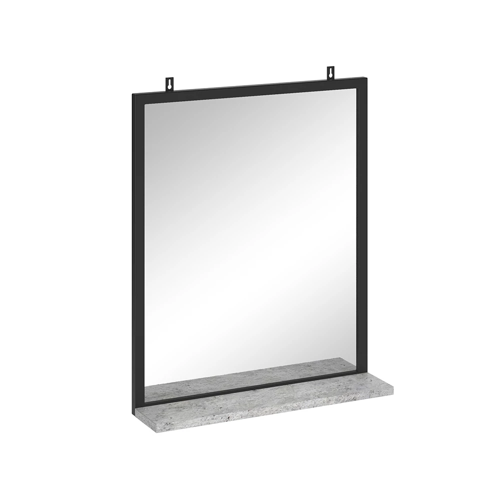 Badezimmerspiegel Fyrk Beton 50 x 60 cm Vicco