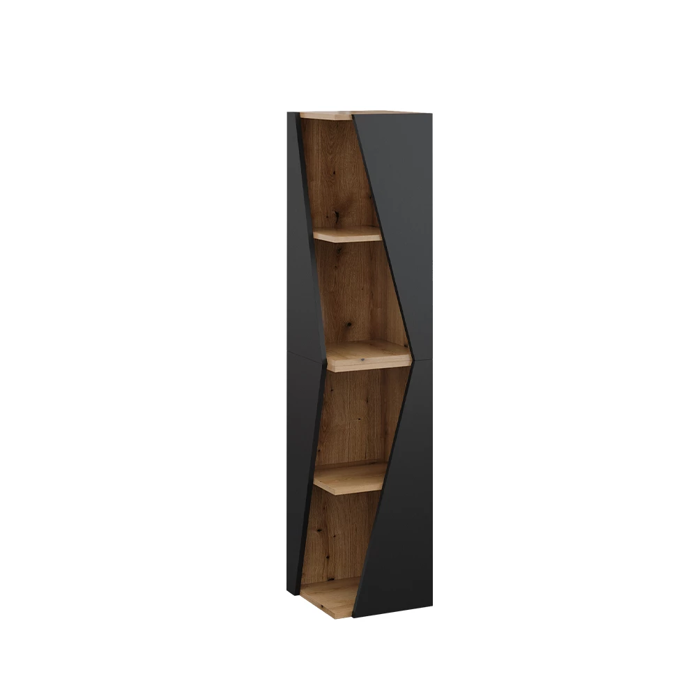 Badschrank Benno Anthrazit 31.6 x 70.5 cm mit 3 Ablagen Vicco