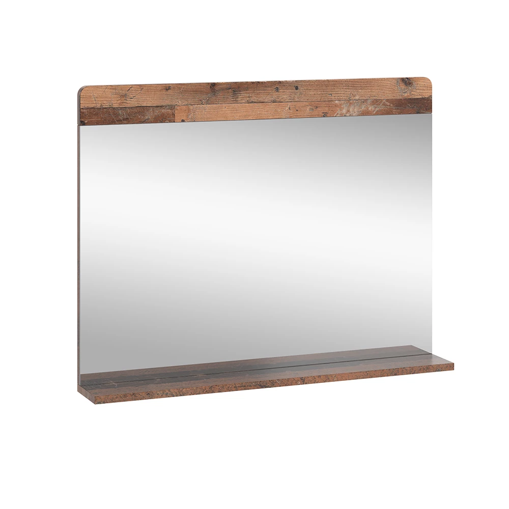 Badezimmerspiegel Izan Oldstyle 80.1 x 62 cm mit Ablage Vicco