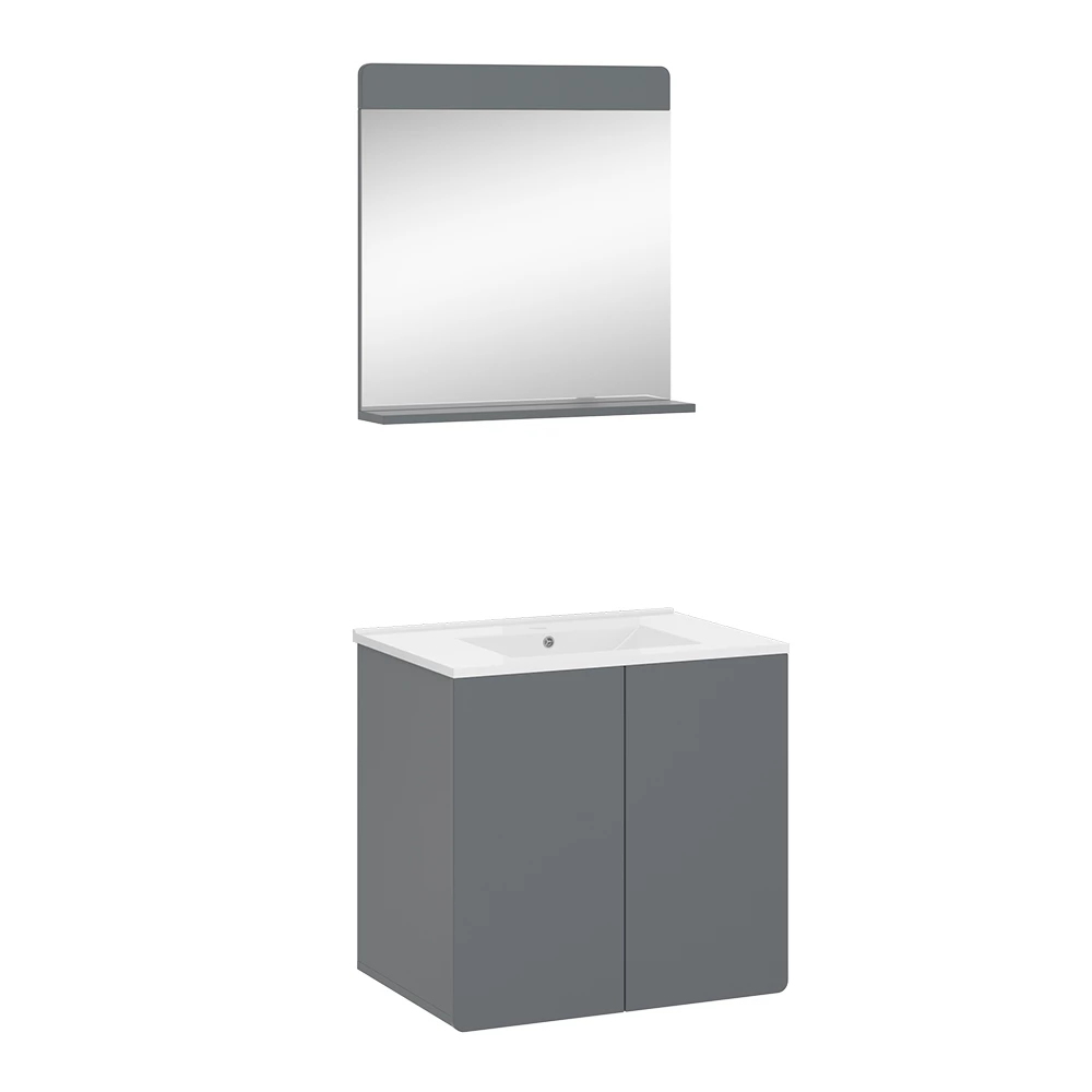 Badmöbel-Set Izan Grau 2 Teile Vicco