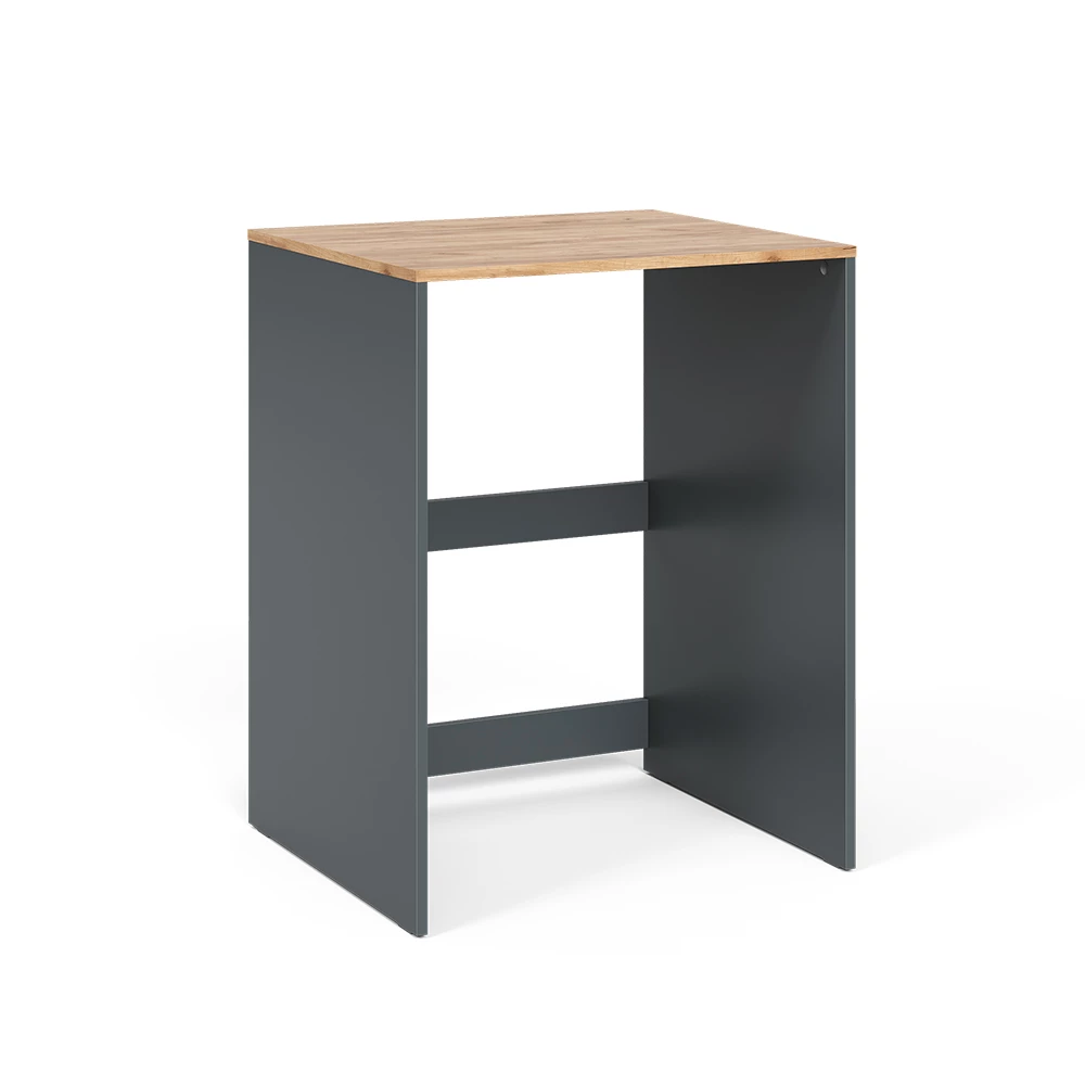 Waschmaschinenschrank Viktor Anthrazit/Goldkraft Eiche 68 x 88.2 cm Vicco