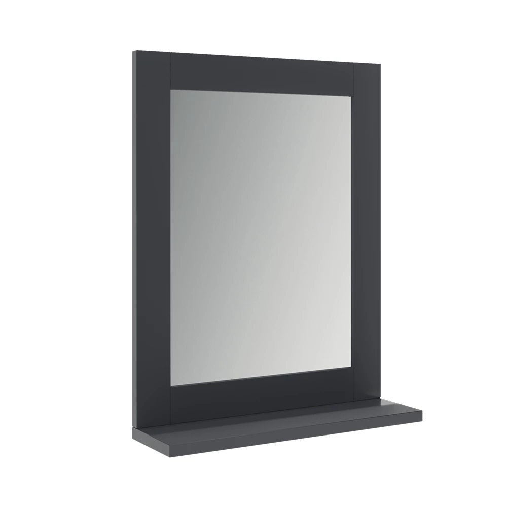 Badezimmerspiegel Vilda Grau 40 x 50 cm Vicco