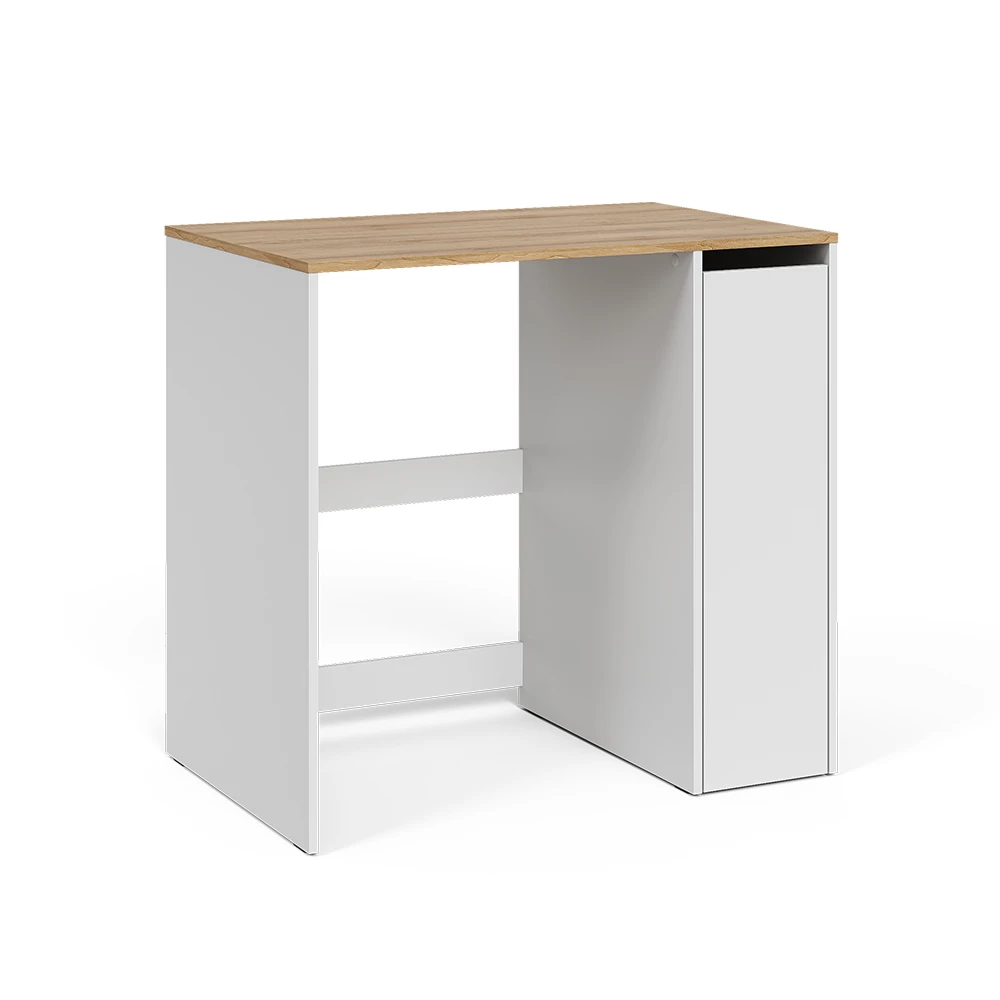 Waschmaschinenschrank Viktor Weiß/Artisan 93.6 x 88.2 cm mit Fächern und Tür Vicco