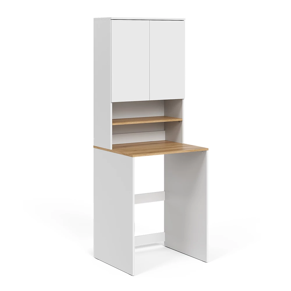 Waschmaschinenschrank Viktor Weiß/Artisan 68 x 88.2 cm 2 Teile mit Regal Vicco