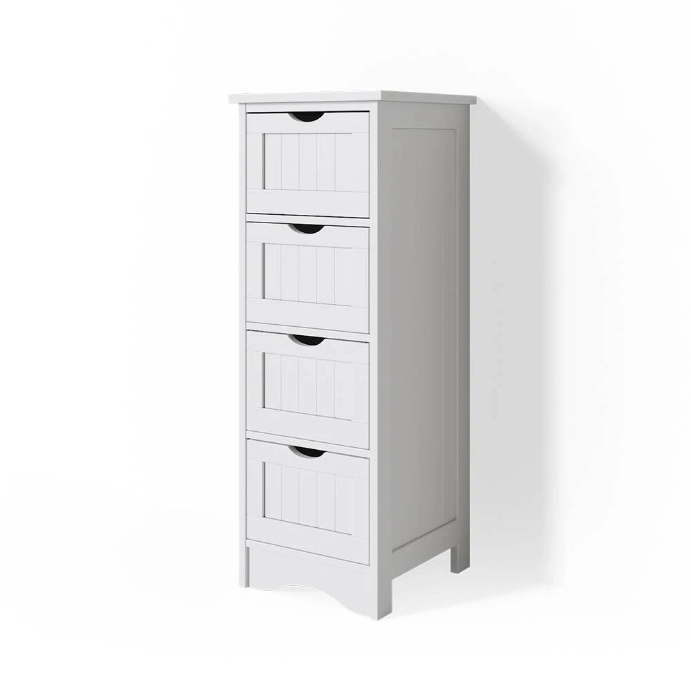 Badschrank Bianco Weiß 30 x 81 cm Vicco