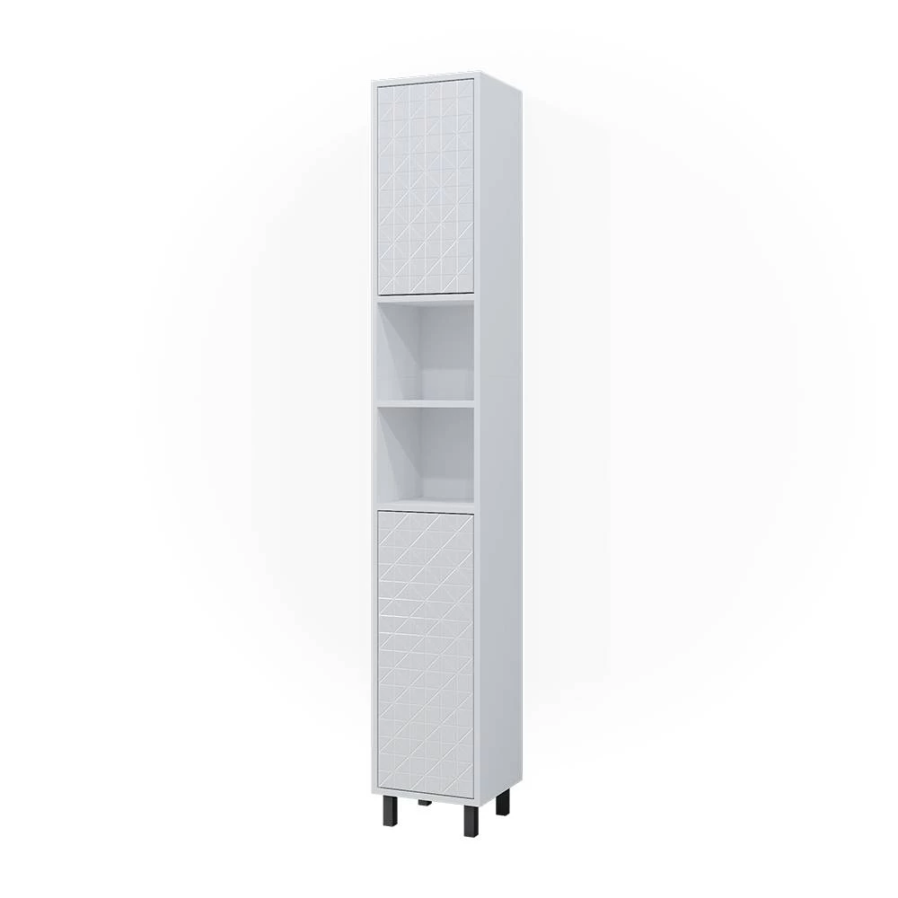 Badschrank Agasta Weiß 30 x 190.3 cm Vicco