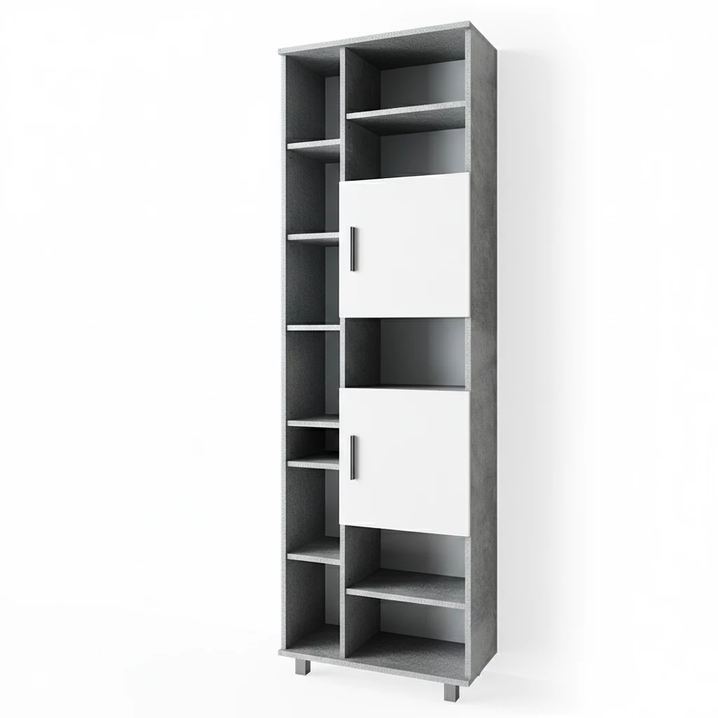 Badschrank Ilias Beton 60 x 190 cm Vicco