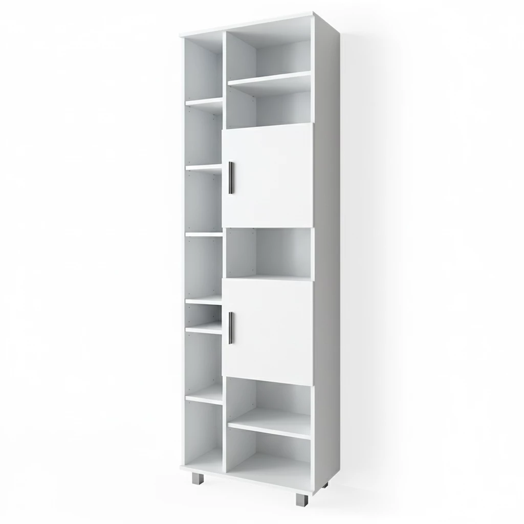 Badschrank Ilias Weiß 60 x 190 cm Vicco