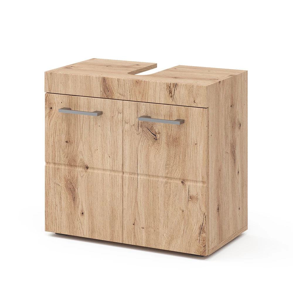 Waschbeckenunterschrank Luna Eiche Wotan 60 x 56 cm Vicco