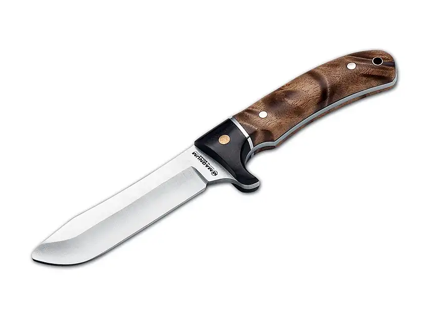 Böker Magnum Kid's Knife, Wurzelholz, 440-Klinge: 8 cm