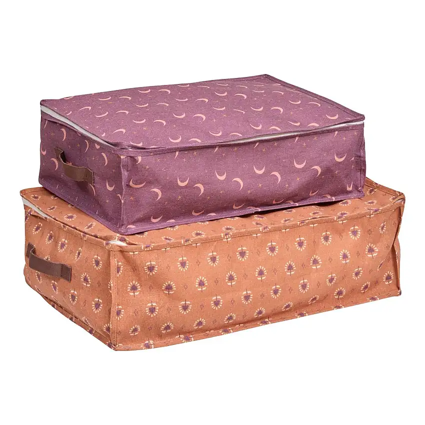 2er-Set Kinder-Aufbewahrungshüllen "Zippy" L.60 cm, Mehrfarbig