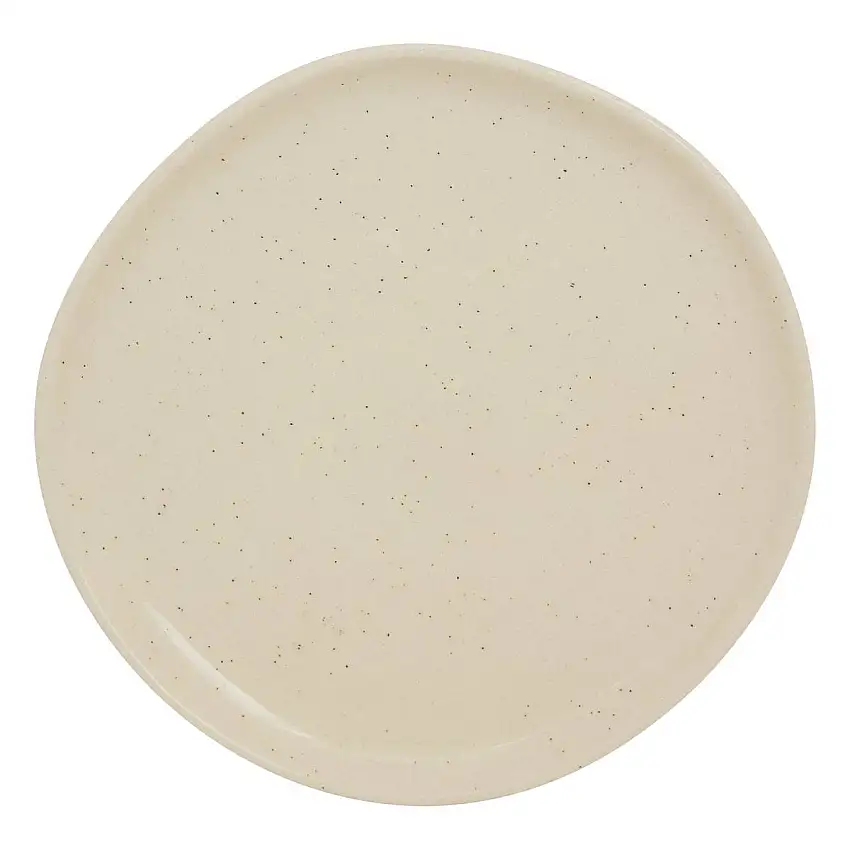 Dessertteller "Wonja" Keramik, D.20,6 cm, Creme