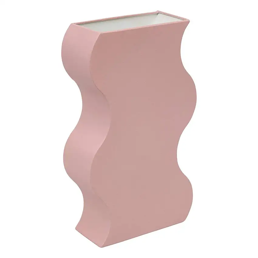 Vase "Cheri" Rose, H.35 cm