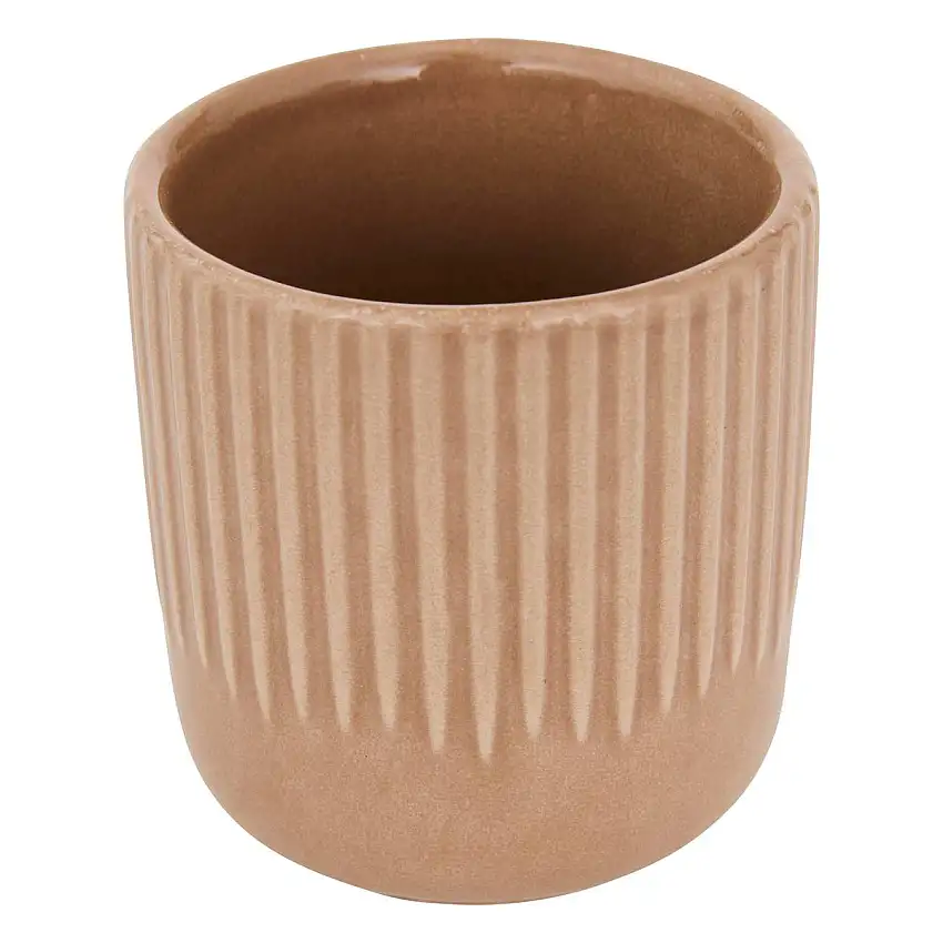Tasse "Chloe" Steingut (Keramik), 110 ml, Moccha