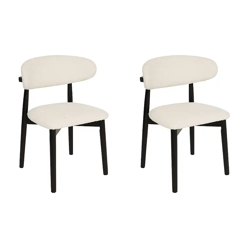 2er-Set Stühle "Sari" Weiß