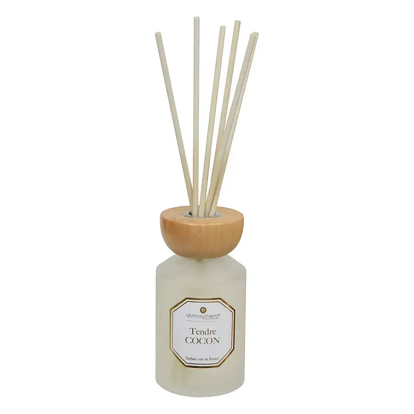 Diffusor "Elisa" Bergamotte - Jasmin - Weißer Moschus, Transparent, 200ml