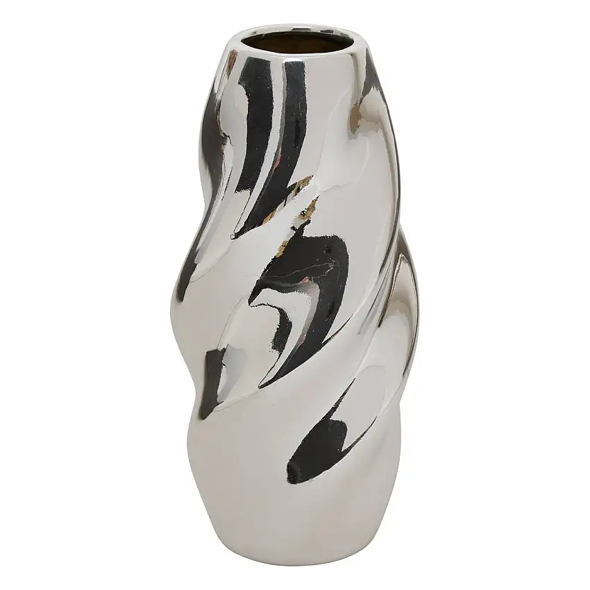 Vase "Sky" Silber, H.21,5 cm