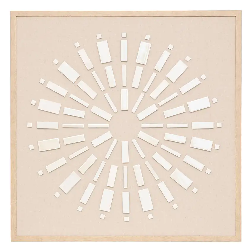 3D-Leinwand "Houria" Beige, 78x78 cm