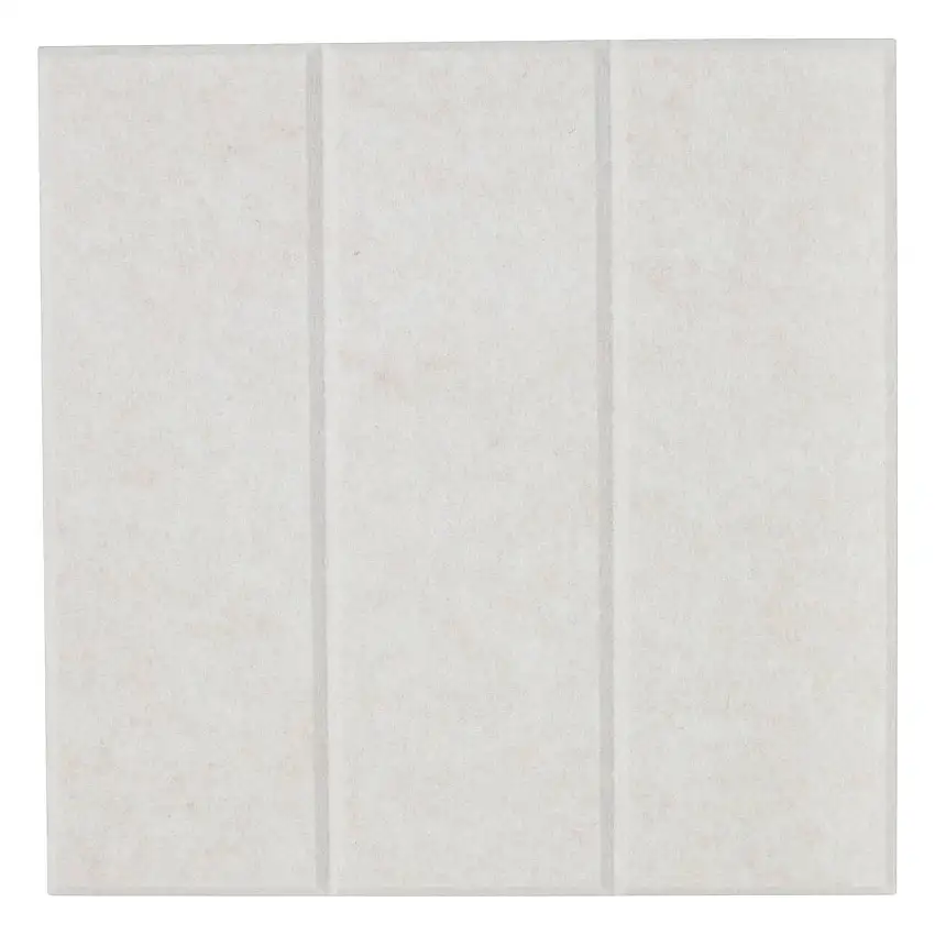 4er-Set Wanddekorationspaneele "Filz" Grau, 30x30 cm