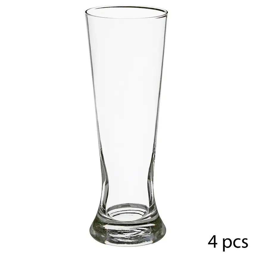 4er-Set Biergläser „Biere“ 400 ml, Transparent
