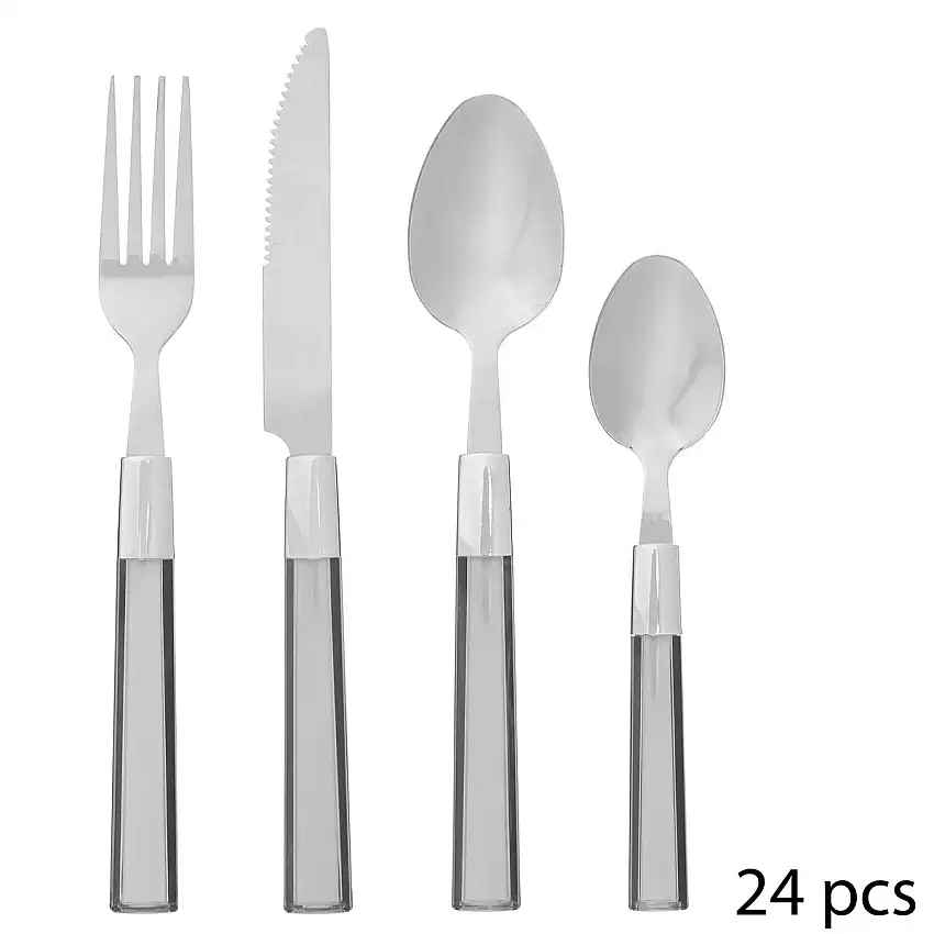 24-teiliges Besteckset "Tamaris" Grau