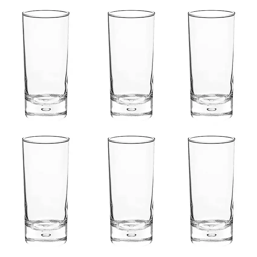 6er-Set hohe Trinkgläser "Georg'Ieau" 290 ml, Transparent