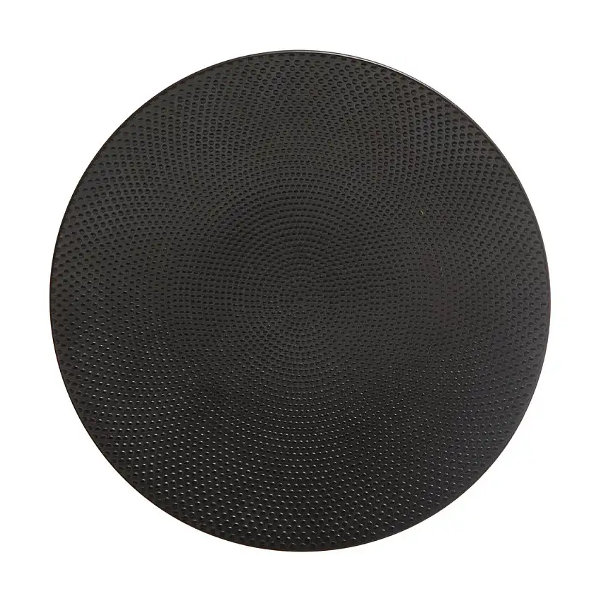 Dessertteller „Caviar“ D.20,8 cm, Schwarz