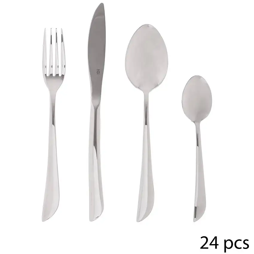 24-teiliges Besteckset "Serrat" Silber