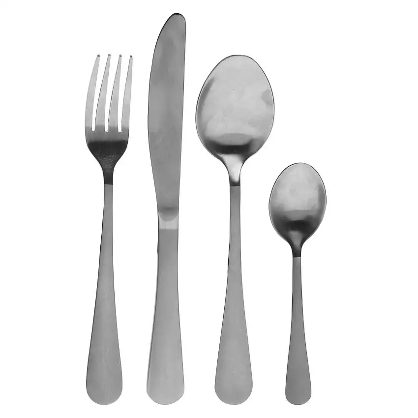 24-teiliges Besteckset "Satin" Silber