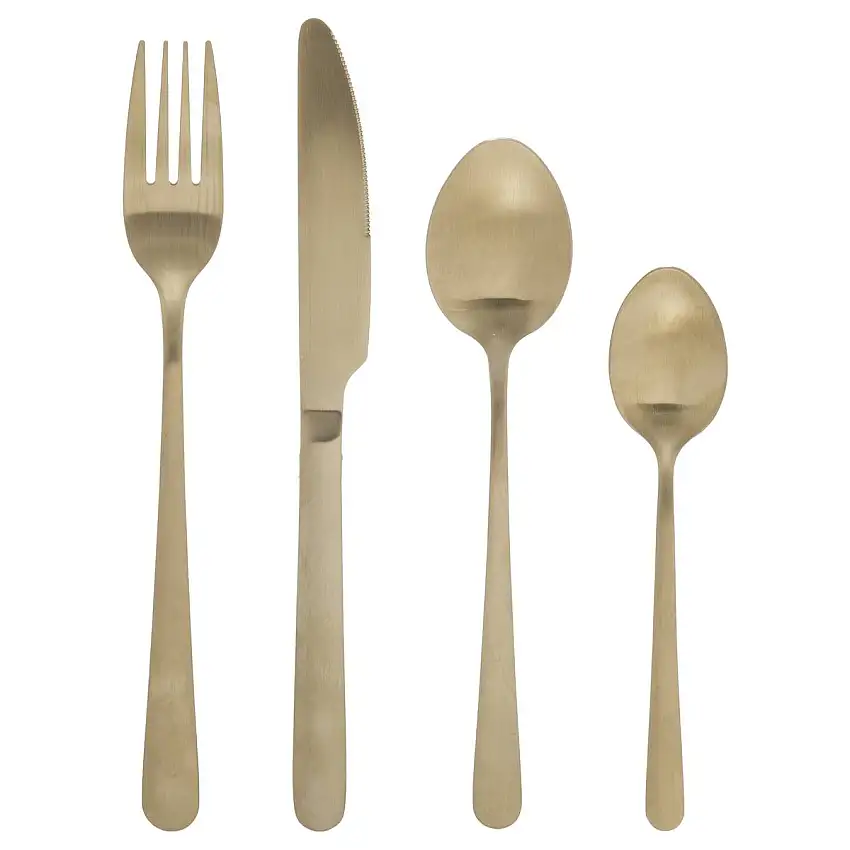 24-teiliges Besteckset „Green Harmony“ Gold