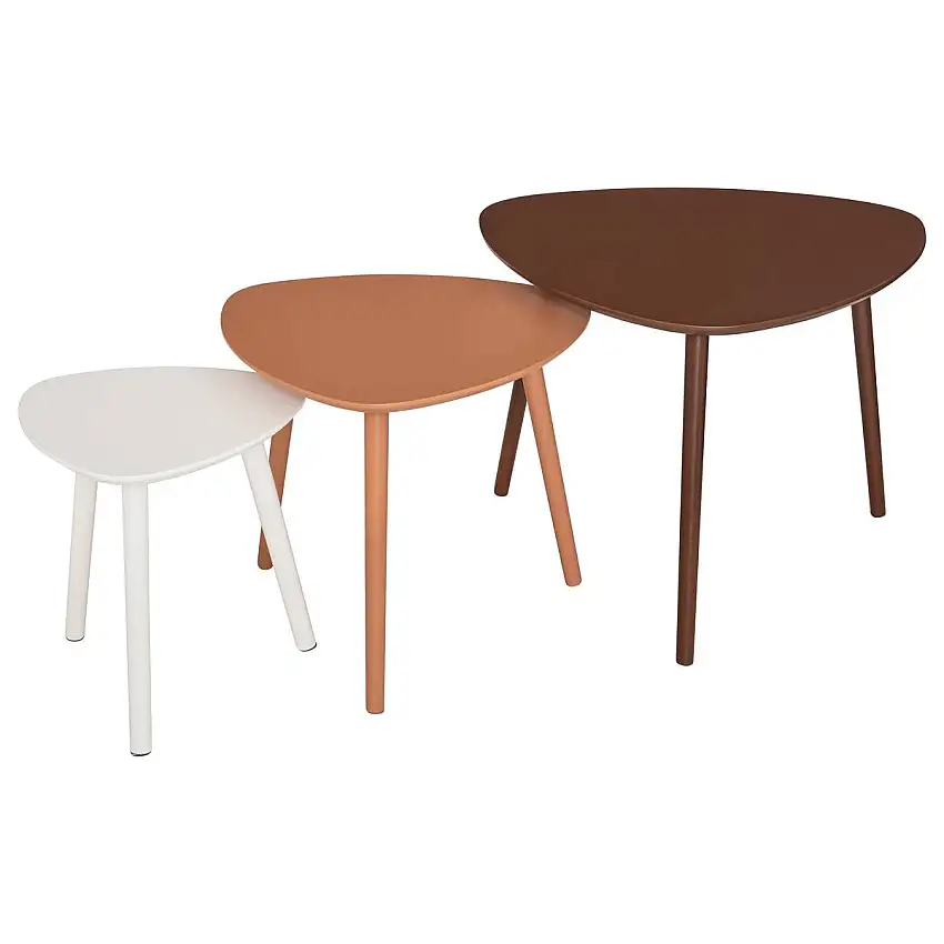 "Mileo" Satztisch Mehrfarbig, L.34/46/60 cm