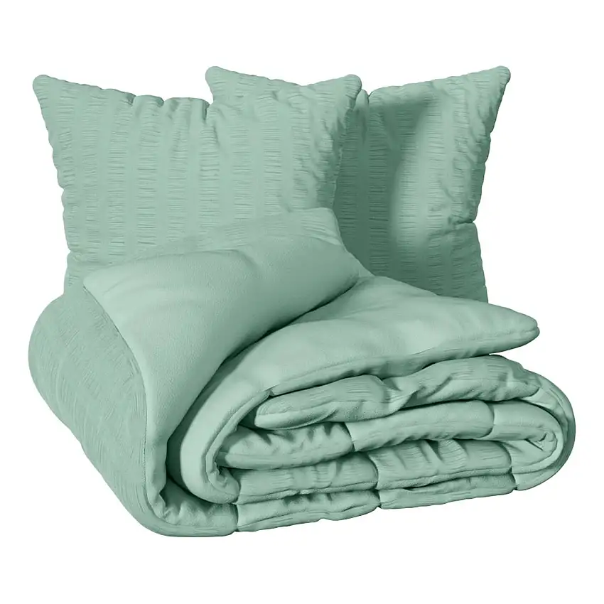 Bettwäsche-Set "Irhia" Celadon Grün, 240x220 cm