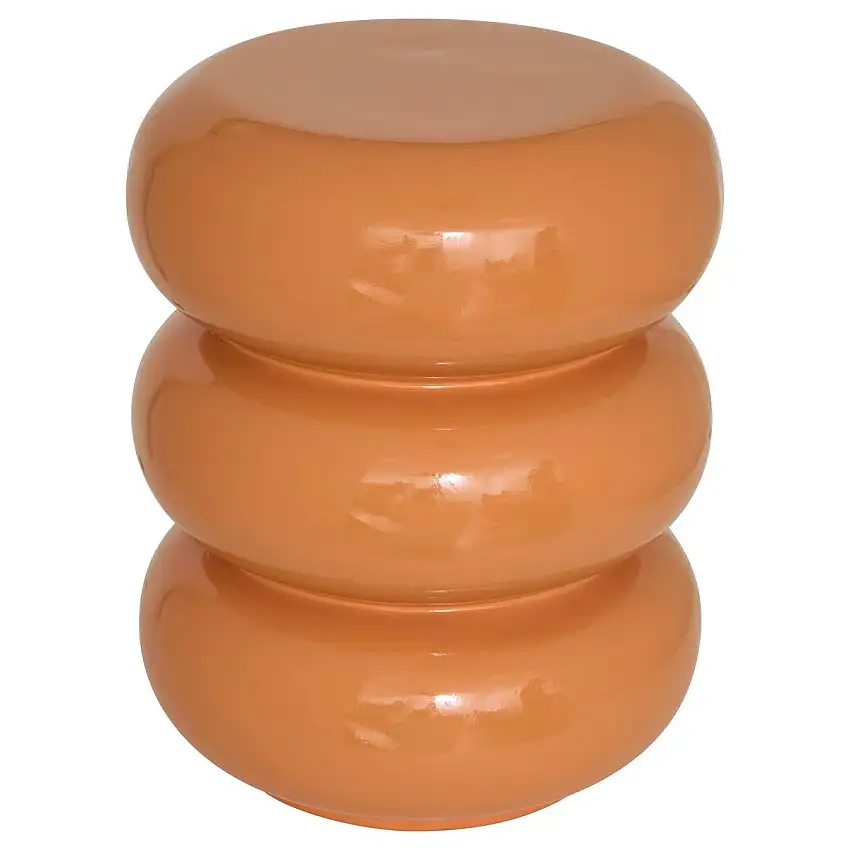 Beistelltisch "Stoneto" Orange, D.35 cm