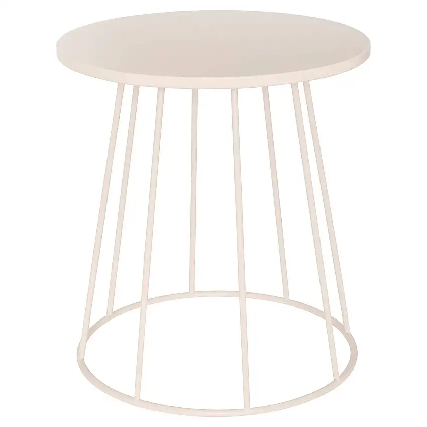 Beistelltisch "Latte" Beige, Ø 38 cm