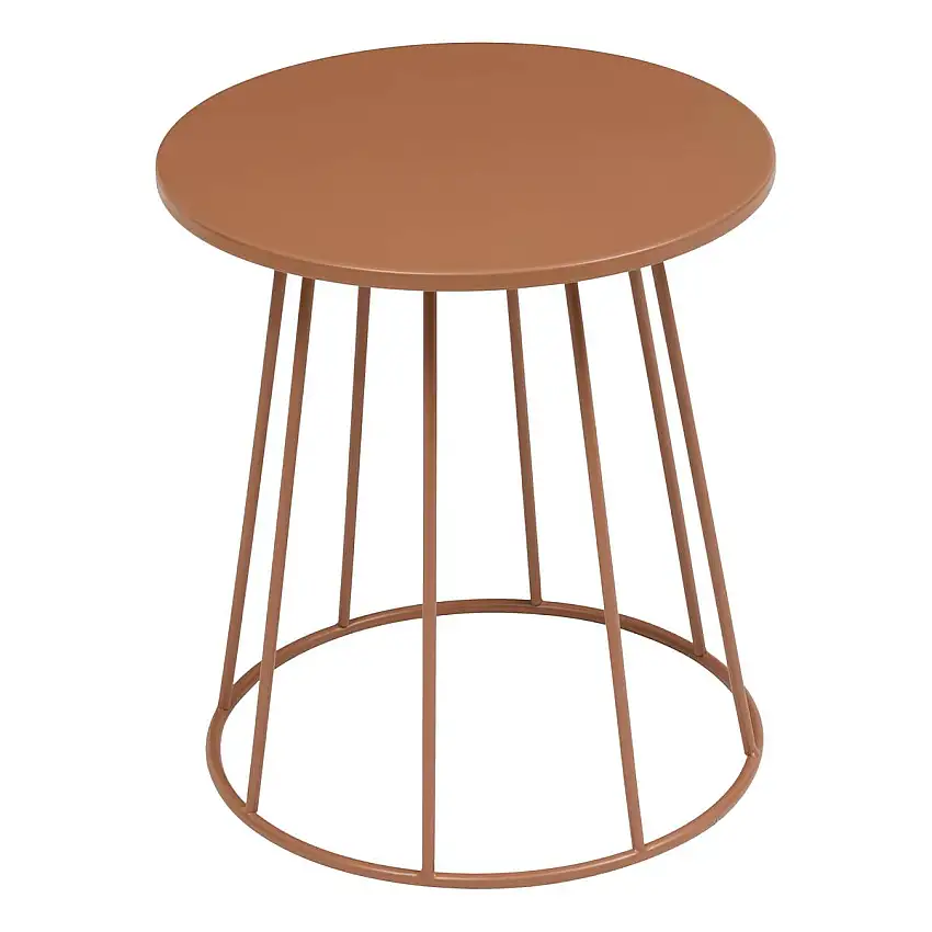 Beistelltisch "Latte" Braun, Ø 38 cm