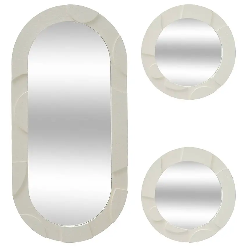 3D-Spiegel "Anny" Beige, 25x25 cm