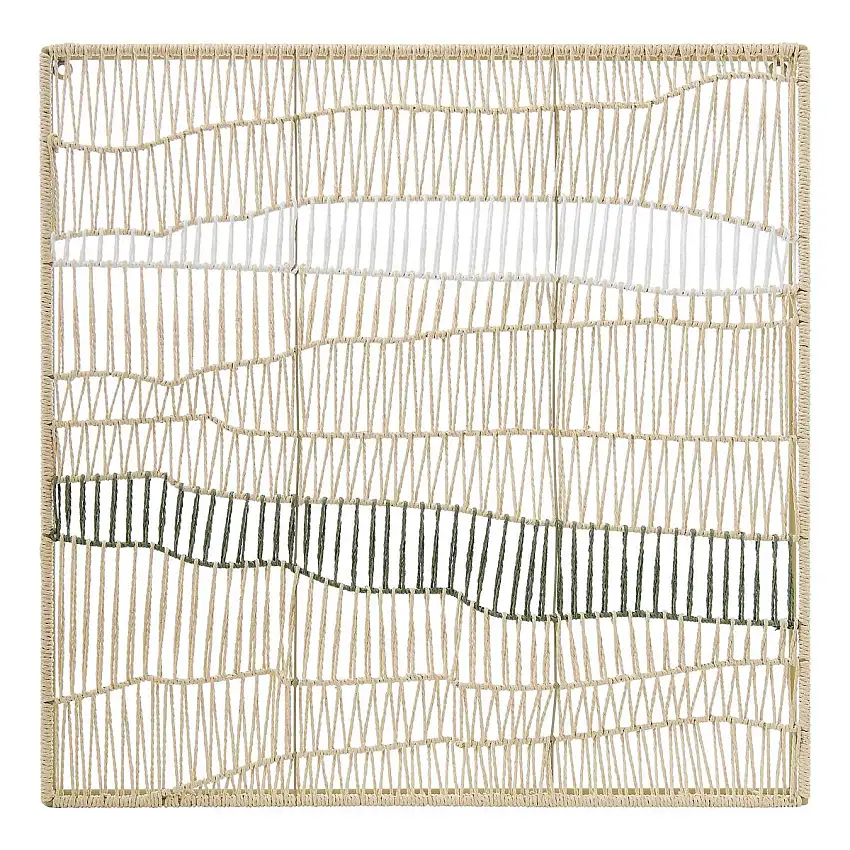 Wanddekoration "Henry" Beige, 80x80 cm