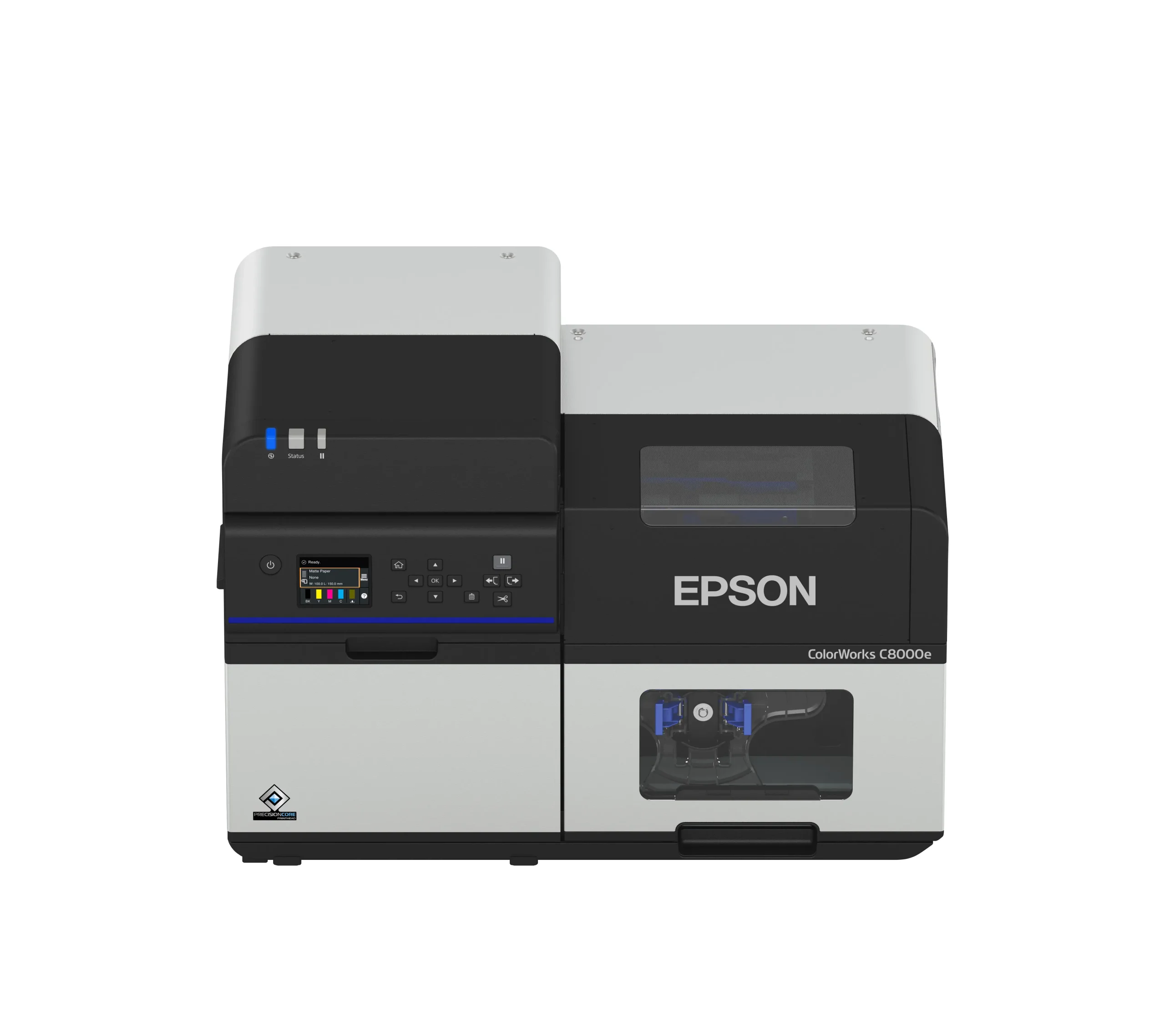 Epson ColorWorks C8000e, Cutter, Disp., USB, Ethernet, Kit (USB), schwarz, grau, C31CL02102BK