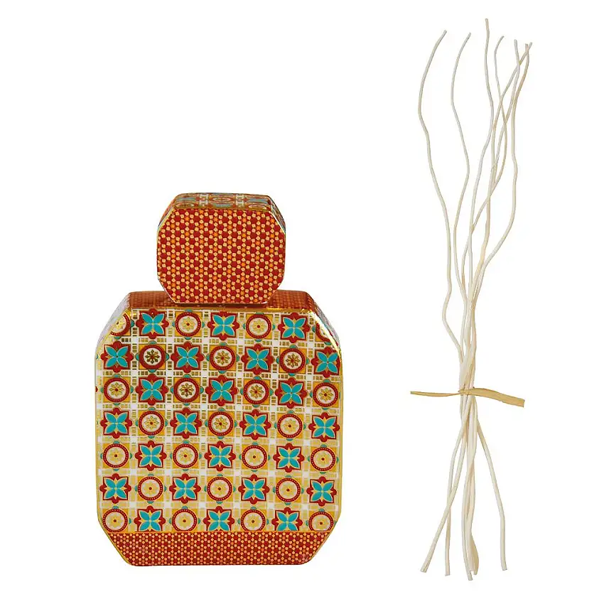Easy Life Porzellan-Diffuser mit Naturweide für 380 ml Raumduft - HAMMAM red