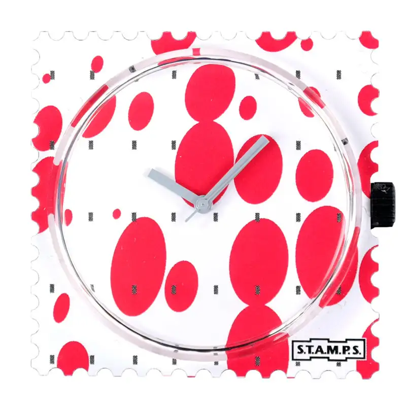 STAMPS Uhr Zifferblatt Bubbles