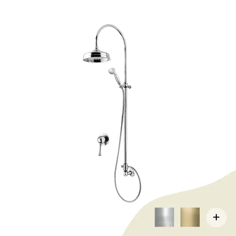 Unterputz Dusche Denver mit Handbrause und Regendusche