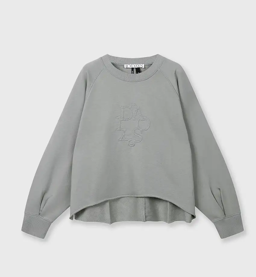 10 Days - LA Sweater Curly grau