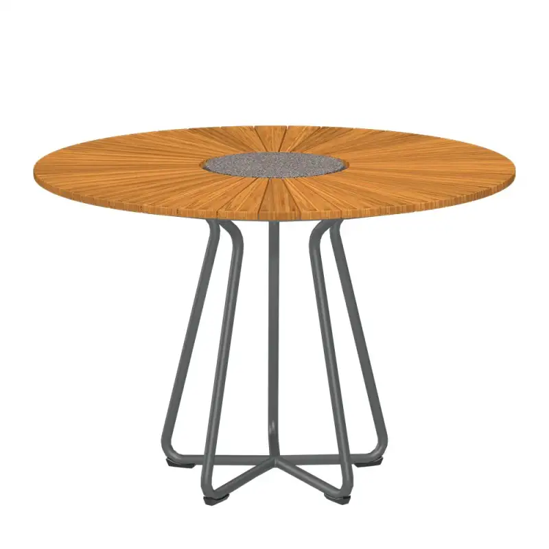 Houe CIRCLE Gartentisch aus Bambus Ø110