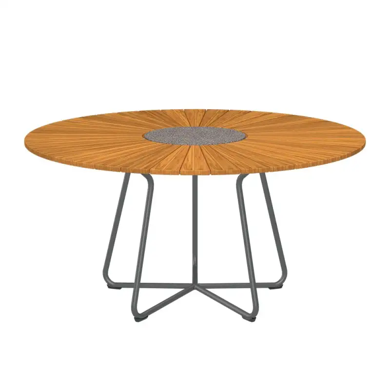 Houe CIRCLE Gartentisch aus Bambus Ø150