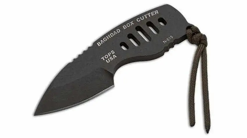 TOPS Knives Baghdad Box Cutter, 1095 Kohlenstoffst., 5,7 cm