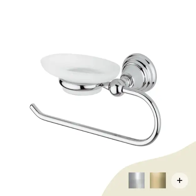 Handtuchring mit Seifenschale Canto zur Wandmontage