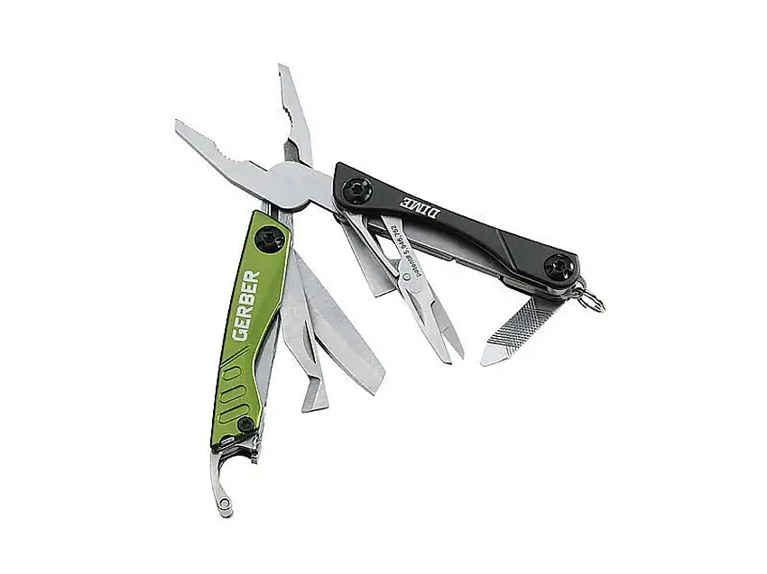 Gerber Mini-Tool, DIME, grau-grün, Zange, Klinge, Schere